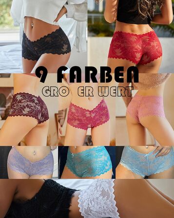 10 пар жіночих боксерів/шлупків: зручні труси з високою посадкою, комплект нижньої білизни, бавовна, S-XL