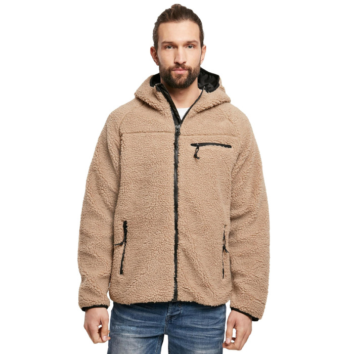 Чоловіча робоча куртка Brandit Teddyfleece Worker Jacket, колір Camel, розмір M
