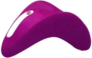 Вібратор Nomi Tang Better Than Chocolate 2 - водостійкий, безшумний, з силікону, з сенсорним слайдером, акумуляторний, червоно-фіолетовий