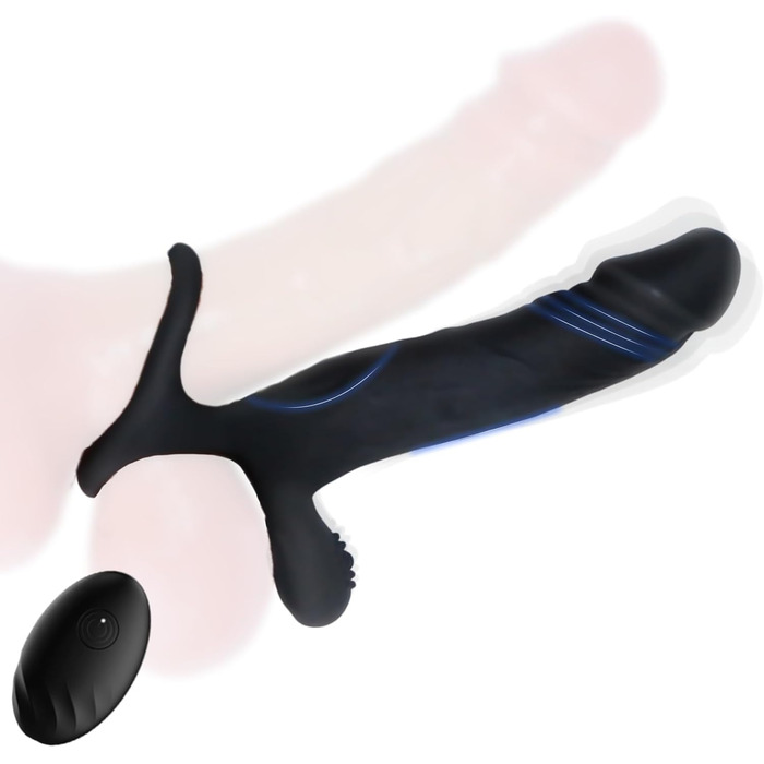 Вібратор для чоловіків, секс-іграшка для пар, 7 режимів вібрації, кільце для яєчок, стимуляція простати, чоловічий дildo, анальний плагін, набір секс-іграшок з пультом керування