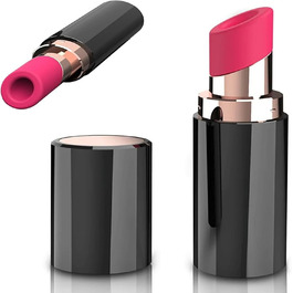 Вібратор для жінок TYDAY 6 SaugmodiLippenstift - міні вібратор для G-точки, водонепроникний, тихий, для стимуляції клітора, сексуальні іграшки для жінок та пар