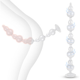 Анальні іграшки для дорослих: набір анальних кульок та дildo Ultralang (XL)