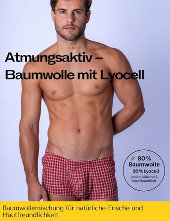 BIMONI Боксери чоловічі з м'якої бавовни, низька посадка, сексуальний дизайн, труси, боксер шорти, чоловіча білизна (червоний, S)