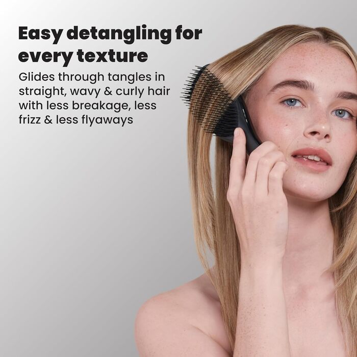 Гребінець-розплутувач для вологого волосся Tangle Teezer The Wet Detangler, Midnight Black (чорний)