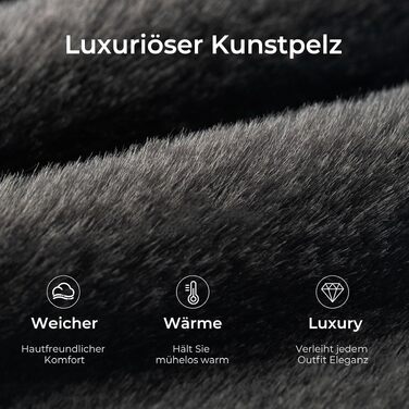 Жіночі домашні капці Snug Leaves з штучним хутром та ефектом пам'яті Memory Foam, чорні, розмір 38/39 EU