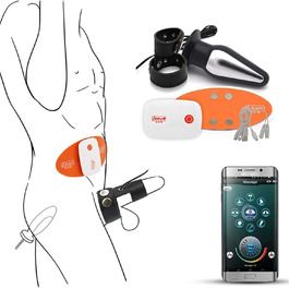 Електростимулятор для дорослих ZTHBYSB SM Folter – комплект з анальним плугом, кільцем для пеніса та пультом дистанційного керування