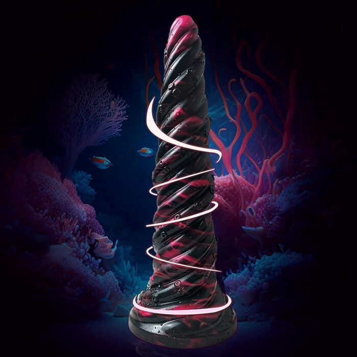 Анальний дилдо 25 см з сильним присоском, силікон, стимуляція G-точки, для пар, екстремальна іграшка для дорослих