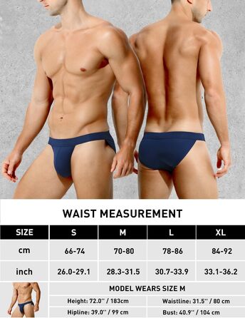 Сексуальна чоловіча білизна Caey Kevin з дихаючого матеріалу, кольори: чорний, білий, червоний, синій (M, A6-сапфіровий)