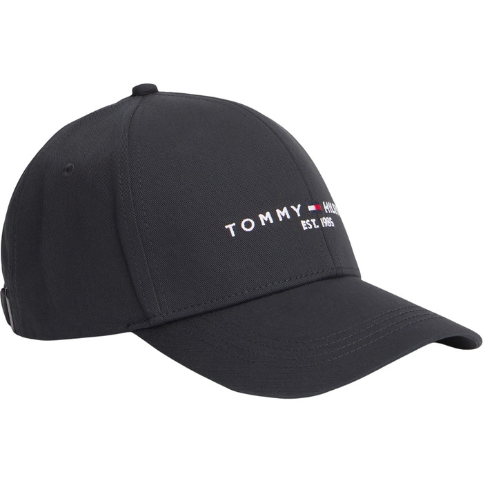 Чоловіча кепка Tommy Hilfiger TH Established Basecap, універсальний розмір, чорна