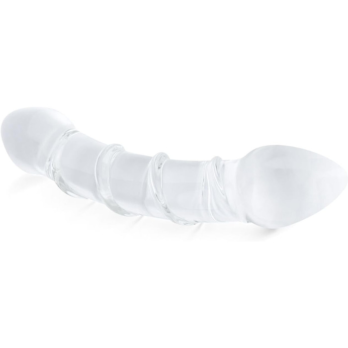Дільдо Gildo з подвійним склом для G-точки/простати, прозорий №31