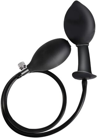 Надувний анальний плагін 15 см для жінок та чоловіків. Іграшка для вагінального розширення та масажу простати. Еротичні товари для дорослих