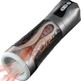 Електрична помпа для статевого члена, вакуумний тренажер з 5 режимами всмоктування та 10 режимами вібрації, іграшка для чоловіків, для підвищення потенції та покращення ерекції