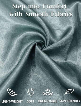 Халат жіночий шовковий сатиновий FEOYA, халат для дому, вечірній, весільний, зелений, розмір L