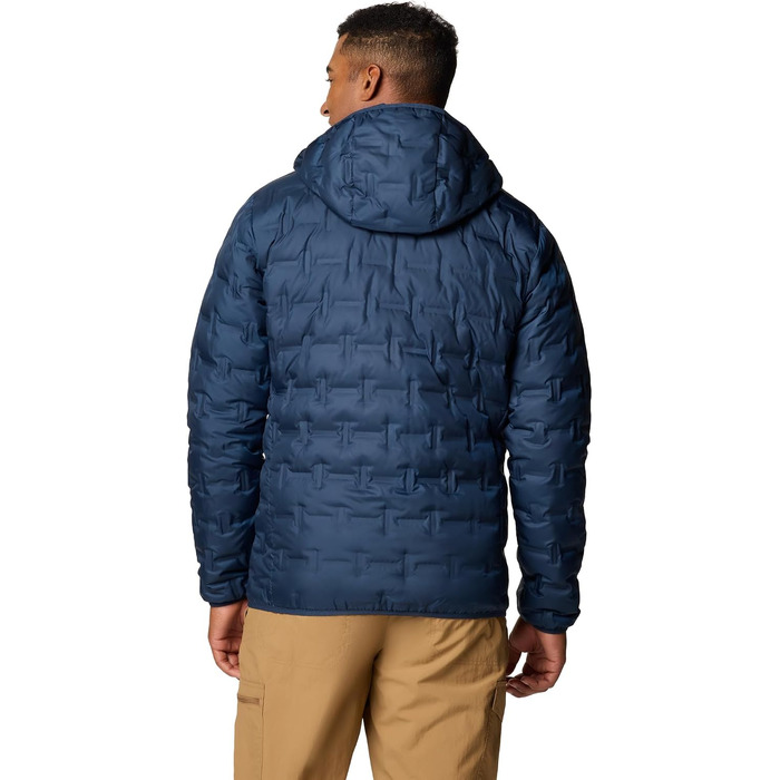 Чоловіча пухова куртка з капюшоном Columbia Delta Ridge™ II, темно-синя (Collegiate Navy), розмір L