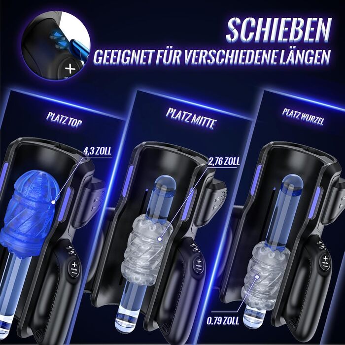 Електричний мастурбатор для чоловіків Leten - автоматичний, з телескопічною та масажною функціями, для дискретного використання