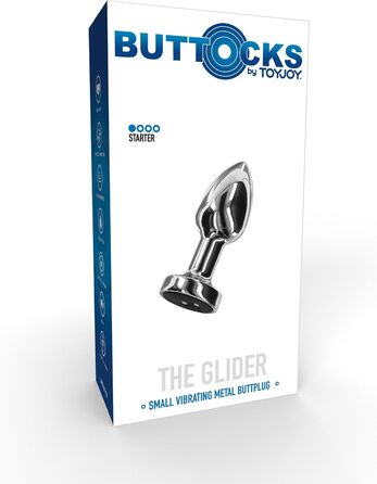 Вібруючий металевий анальний пробка Toyjoy S