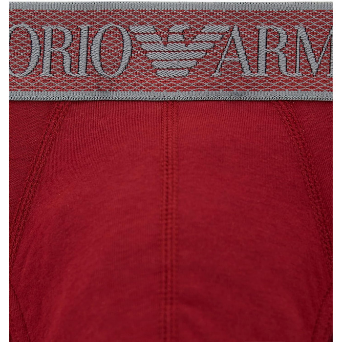 Труси боксер Emporio Armani для чоловіків, червоні з логотипом