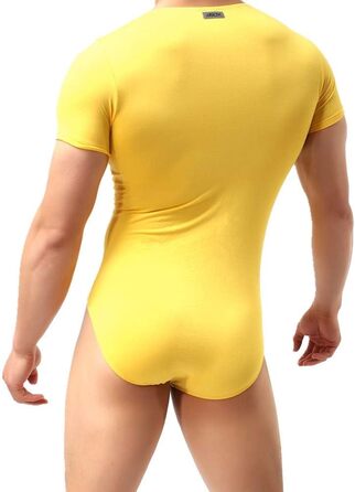 Чоловіча футболка-майка CSMARTE, спортивна майка, підтримуючий бандаж, чоловіча білизна, бойова футболка (жовта, M)