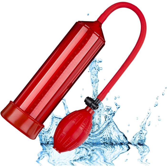 Ручний пеніс-насос TRQOYTU з мірною шкалою та помпою. Тренажер для стимуляції та збільшення пеніса. Іграшка для дорослих.