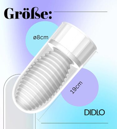 Електричний мастурбатор для чоловіків DIDLO Rotor-MM15 Special Edition, MICAELA SCHÄFER, обертання та вібрація, USB-зарядка, 30 см (Heating Cup)