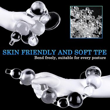 Анальні іграшки для дорослих: набір анальних кульок та дildo Ultralang (XL)