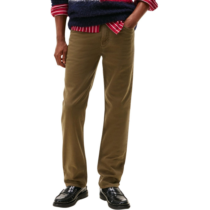 Чоловічі джинси Tommy Hilfiger Denton Straight Fit, колір хакі (Army Green), розмір 29W/32L