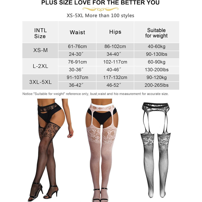 Чорні мереживні панчохи-шкарпетки для жінок, мереживо, мереживні легінси, панчохи до стегна з стрічкою, L-XXL