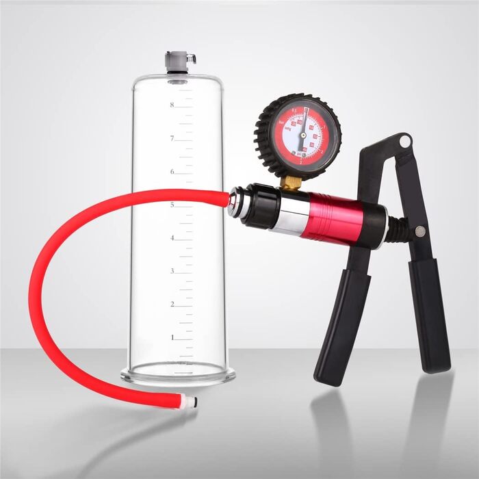 Вакуумний насос для збільшення пеніса, ручний, XXL, з насадкою 9 дюймів, для чоловіків, з запасними частинами