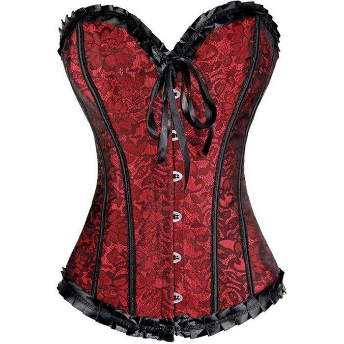 Жіноче корсетне бюстгальтер-топ лілового кольору | Готичний корсет великих розмірів, червоний | Корсет під груди, шнурівка, бюстгальтер, бурлеск, для карнавальних костюмів