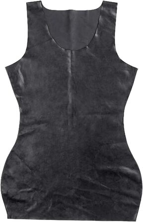 Латексна сукня для жінок, клуб, вечірка, коротка спідниця, облягаюча міні-сукня з чорного латексу, ручної роботи