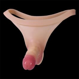 Реалістичний дилда з танга, силікон, фальшивий пеніс, для лесбійок, анальний, для пар, секс-іграшка (суцільний)