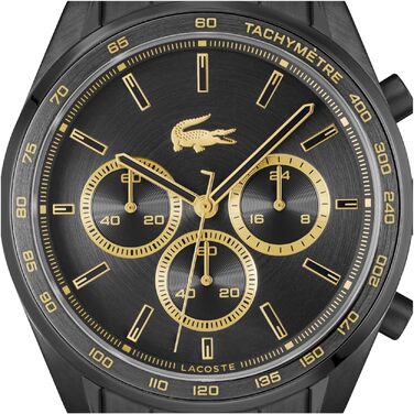 Чоловічий годинник Lacoste Boston Chronograph зі сталевим браслетом (Silver, Metal)
