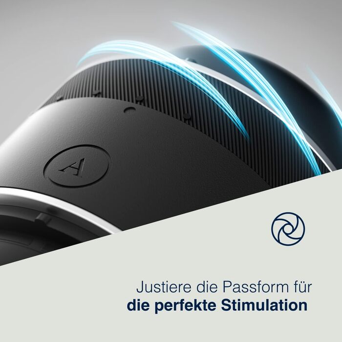 Arcwave Voy - Масажер для чоловіків, секс-іграшка з 8 рівнями інтенсивності та регулюванням щільності, чорний