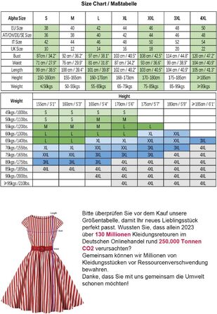 Сукня в стилі рокабіллі 50-х років AXOE з бавовни та поясом, розмір XXL