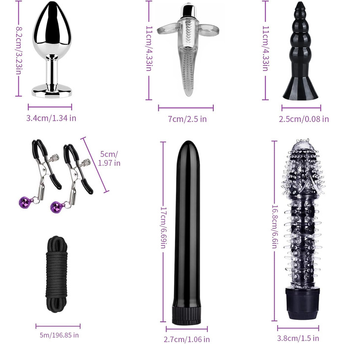 Набір для БДСМ з шкіри, 15 предметів: наручники, маска для очей, мотузки. Для дорослих пар. Чорний колір