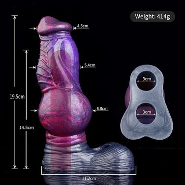 Секс-іграшка для чоловіків: пеніс-манжета Qiyasex Tierhund для збільшення статевого члена та затримки еякуляції