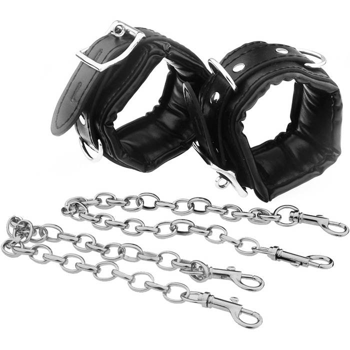 Металевий кільце для статевого члена з шкіряними наручниками, розтягувач яєчок, вага для яєчок, для чоловіків. Іграшки для дорослих, BDSM, Бондаж