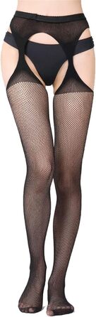 Жіночі панчохи з поясом LANGZDHE (2 шт.) - мереживні, сексуальні, універсальний розмір