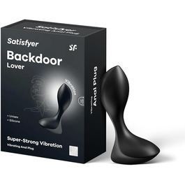 Анальні вібратори Satisfyer Backdoor Lover - чорний, універсальний розмір. Водонепроникний (IPX7), з масажем простати. Високоякісне секс-іграшка з безпечного силікону.