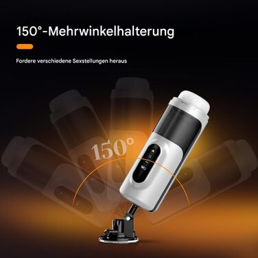 Масажер для чоловіків з 10 вібраційними, 5 режимами всмоктування та імпульсу, зі звуком та кріпленням на стіну. Масажер для самостійного задоволення, автоматичний, з функцією Blowjob, Milkmaschine.