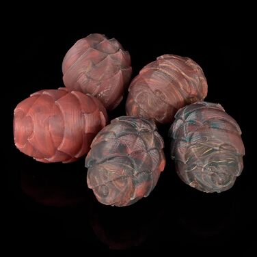 Анальні та вагінальні стимулятори Liebeskugeln Alien Sporen (3 шт.) - силіконові кулі для стимуляції, діаметр 3,4 см, довжина 4,2 см