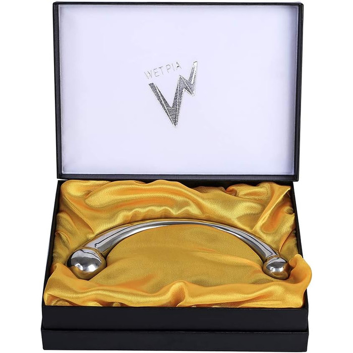 Анальний плаг Doppelkopf з металу для стимуляції G-точки та вагіни, 680г, 1 шт.