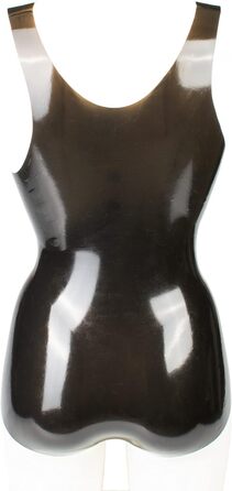 Корсет з латексу Rubberfashion Latex Body чорного кольору, 0.4 мм, розмір M