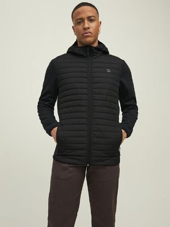Чоловіча гібридна куртка JACK & JONES Hybridjacke L, чорна
