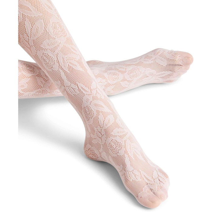 Штрипки FALKE x Kaviar Gauche для жінок, прозорі, розкішні, для весілля, без гумки, тонка шва на кінчику, м'яка тканина, білий перламутр, S-M, 1 шт.