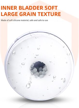 Електричний масажер для чоловіків з функцією нагріву та телескопічним дизайном