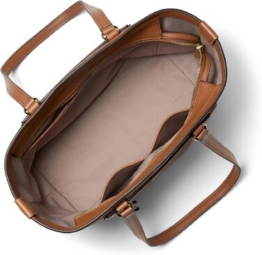 Жіноча сумка-кросбоді Michael Kors Jet Set 32S4GJSC7B, коричнева (Luggage), 25x17x6 см