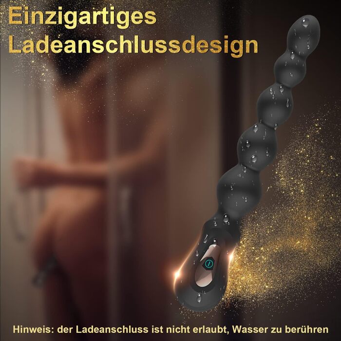 Вібратор для простати Greenpinecone Super Analvibrator з 7 режимами вібрації, силікон, 23.5 см. Для чоловіків та жінок