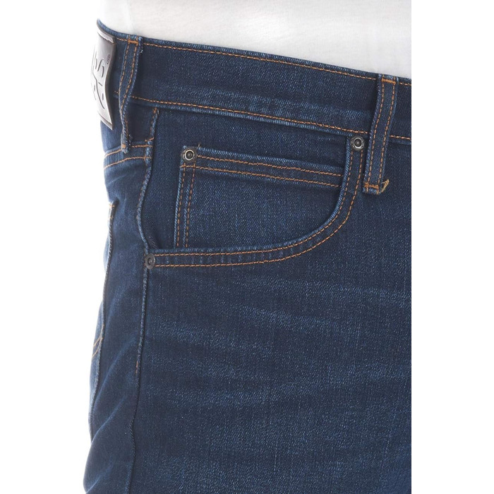 Чоловічі джинси Lee Daren Regular Fit Stretch, прямий крій, темно-сині, 36W/32L