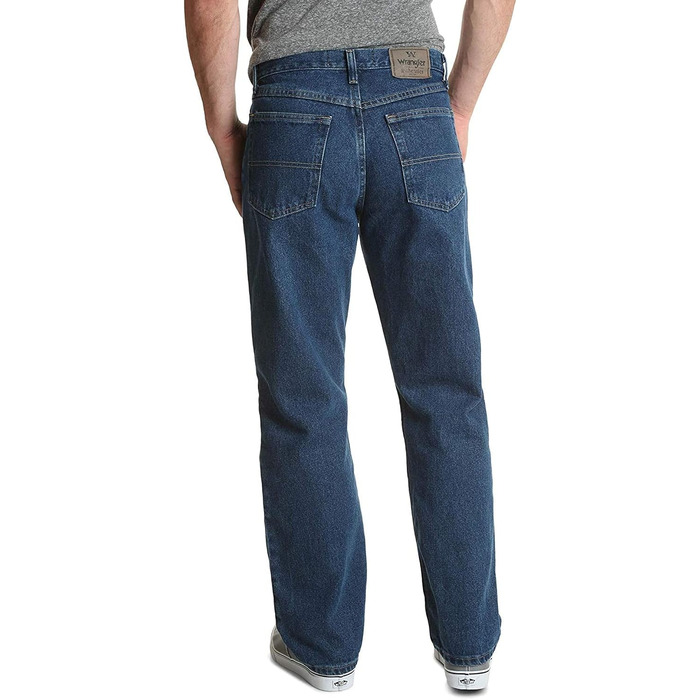 Чоловічі джинси Wrangler Authentics Relaxed Fit, темно-сірий колір (Dunkel Stonewash)